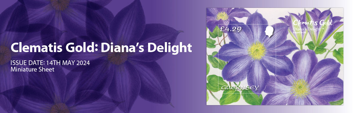 Clematis Gold: Diana's Delight